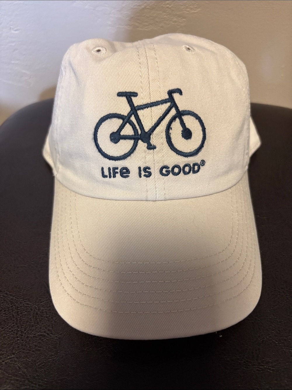 Life is Good Hat Cap with Bicycle NWT